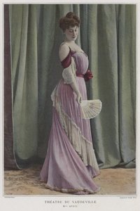 マドモアゼルアヴリル、フランスの女優（カラー写真）